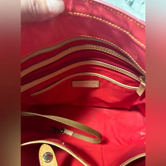 Dooney & Bourke vintage 1975 pink/orange purse - Picture 2 of 3